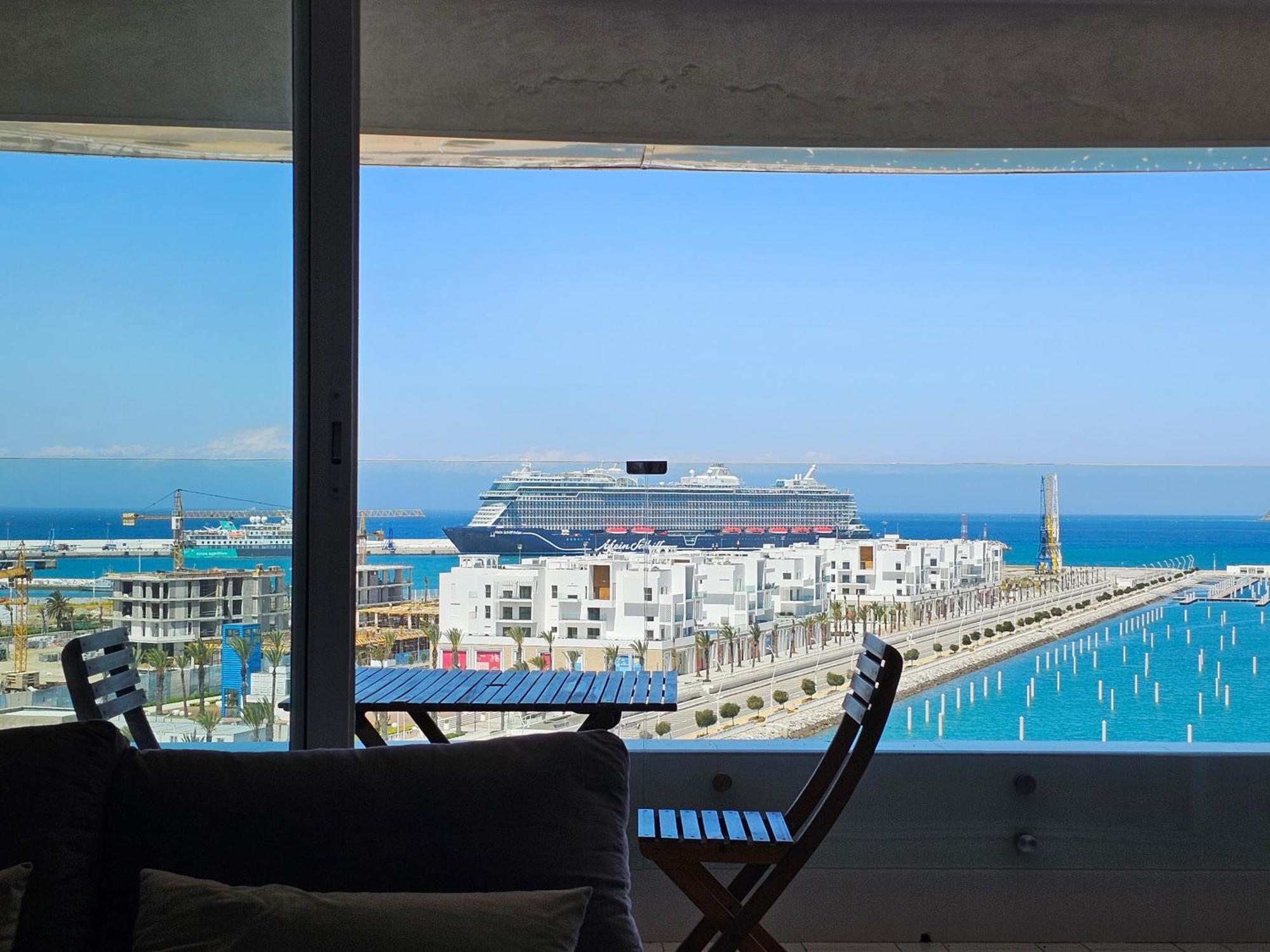 Ocean View Apartment With Airco Tanger Luaran gambar